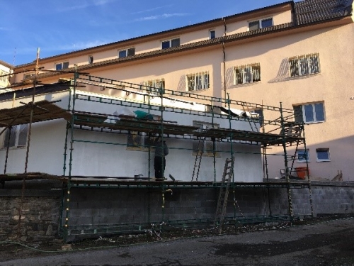 Stavební akce Přístavba a Stavební úprava bezbariérového oddělení