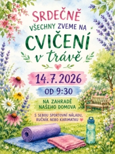 Cvičení v trávě