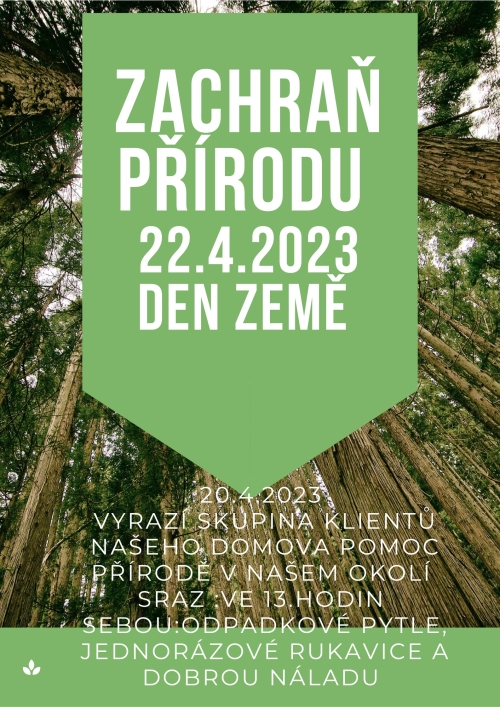 Zachraň přírodu - DEN ZEMĚ