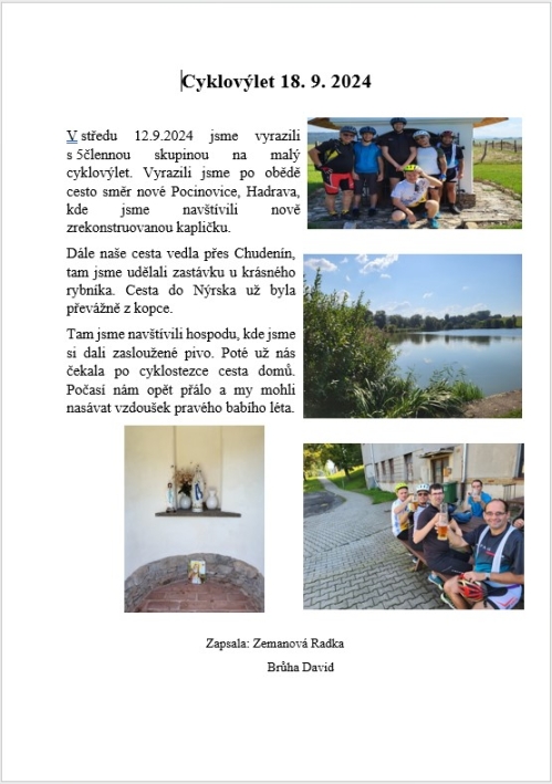 Cyklovýlet