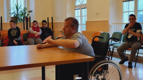 Trénink stolního tenisu