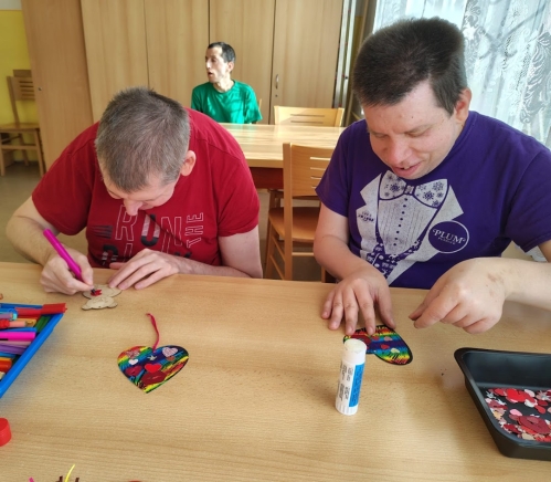 Výtvarné Valentýnské tvoření