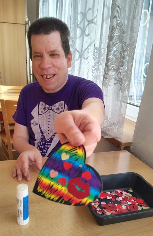 Výtvarné Valentýnské tvoření