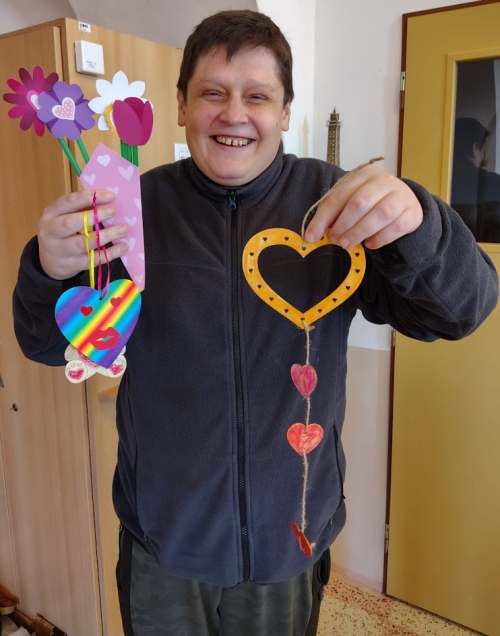 Výtvarné Valentýnské tvoření