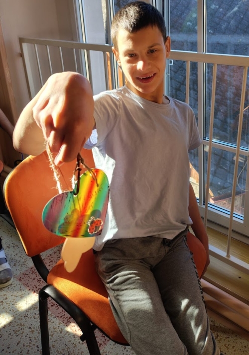 Výtvarné Valentýnské tvoření