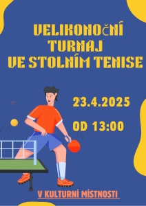 Stolní tenis - Velikonoční turnaj