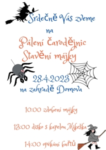 Pálení čarodějnic a stavění májky