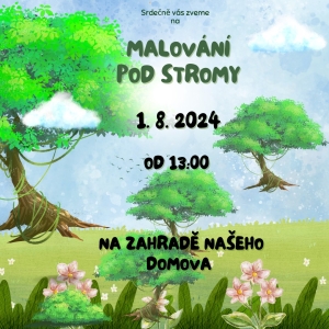 Malování pod stromy