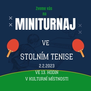 Miniturnaj ve stolním tenise