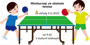 Miniturnaj ve stolním tenise